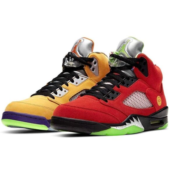 Nike Air Jordan 5  Retro SE “What The” Size 7  CZ5725-700 Multicolor - Picture 7 of 9